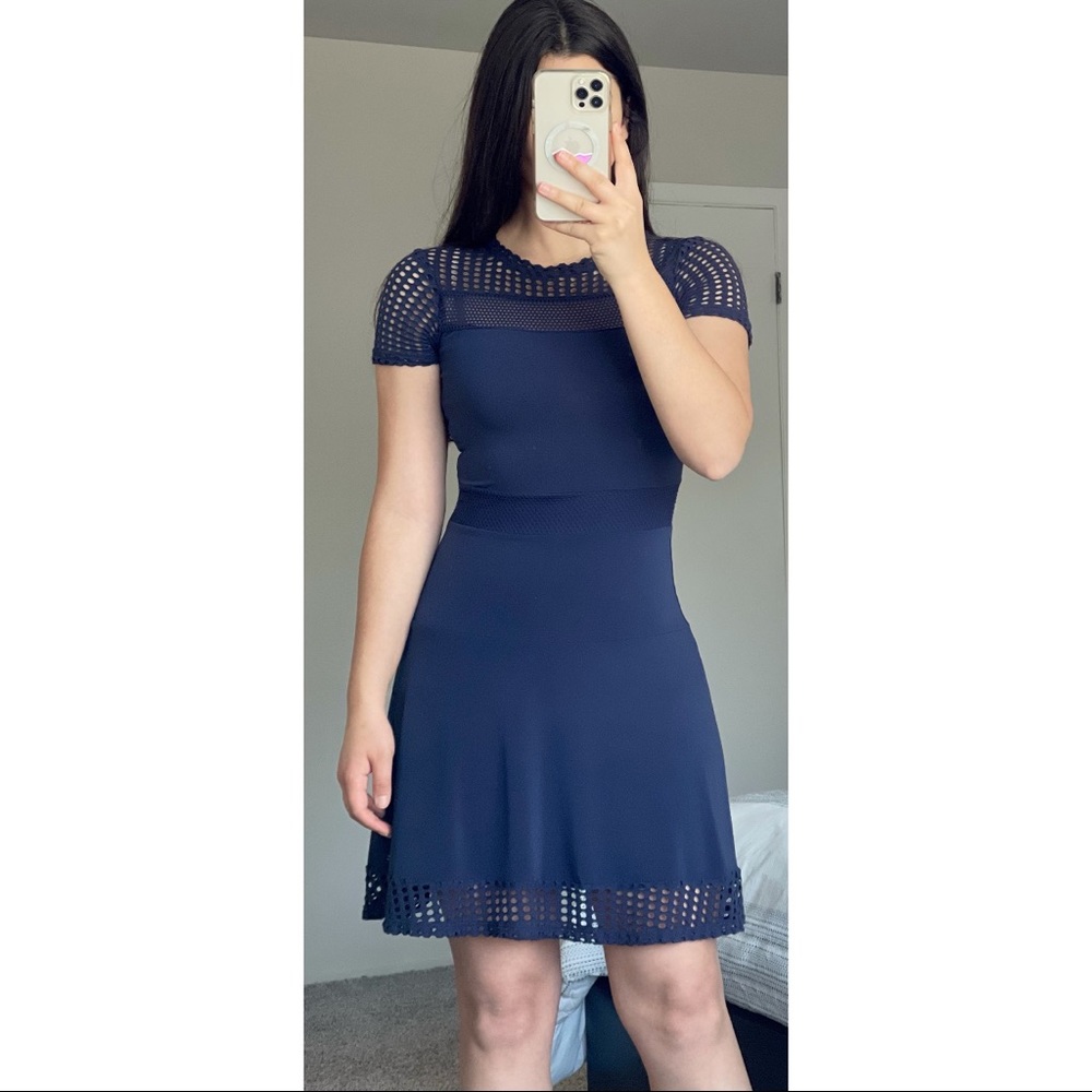 MK navy dress